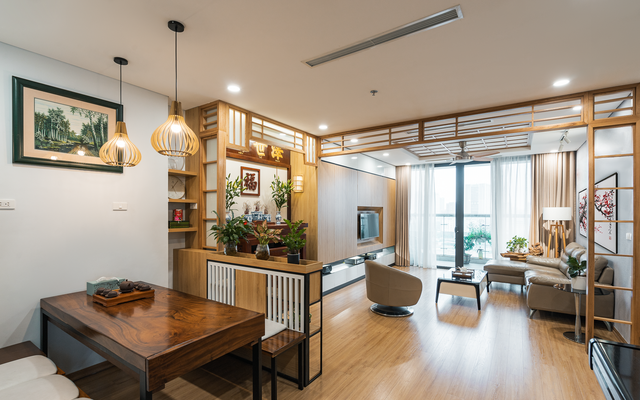 Thiết kế nội thất chung cư kiểu Nhật được cập nhật đến năm 2024 với những xu hướng mới nhất trong thiết kế. Những căn hộ được thiết kế kiểu Nhật sẽ mang lại cảm giác hài lòng và thoải mái cho cư dân khi sống và làm việc tại đó. Hãy cùng chiêm ngưỡng những hình ảnh đẹp đến ngỡ ngàng, chứa đựng nét đẹp văn hoá và nghệ thuật của Nhật Bản.